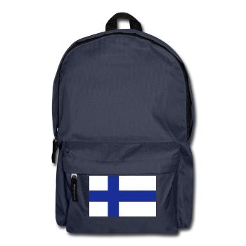 Nationalflagge von Finnland - Rucksack - Navy - Vorne