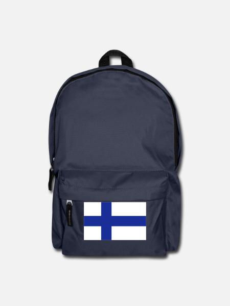 Nationalflagge von Finnland - Rucksack - Navy