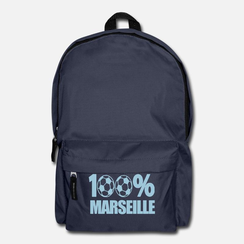 100% Marseille - Sac à dos - bleu marine