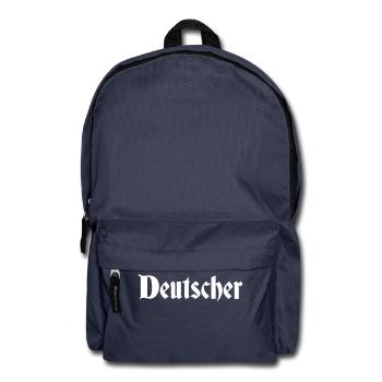 Deutscher - Rucksack - Navy - Vorne