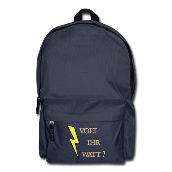 Volt Ihr Watt - Rucksack - Navy - Vorne