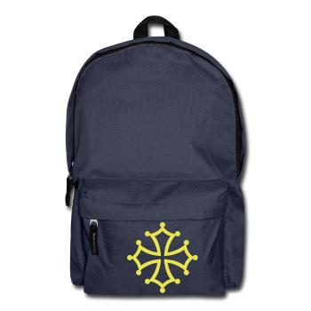 Croix occitane - Sac à dos - bleu marine - Devant