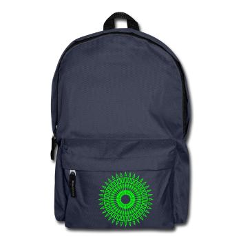 Sonne mit eigener Farbwahl - Rucksack - Navy - Vorne