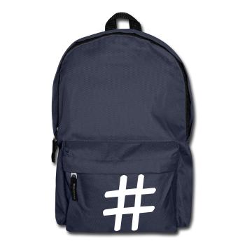 Hashtag - Rucksack - Navy - Vorne