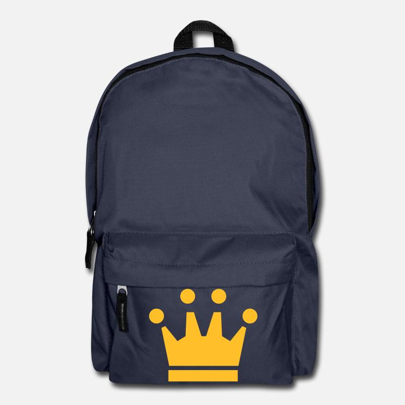 Crown Winner King Queen Princess - Backpack - navy