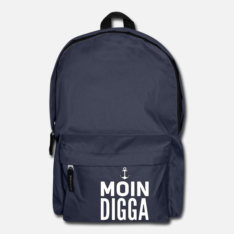 Moin Digga Hamburg - Rucksack - Navy