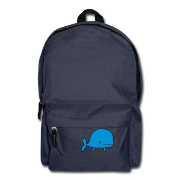 Whale / Wal / Baleine /Baby / Bébé / Birth [S] - Backpack - navy - Front