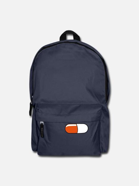rote Pille - Rucksack - Navy