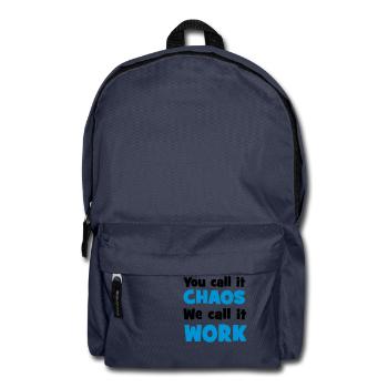 Arbeit - Rucksack - Navy - Vorne