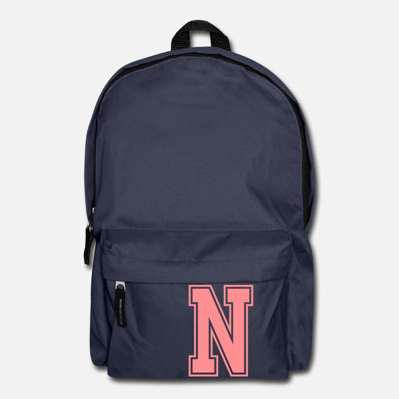 Buchstabe N - Rucksack - Navy
