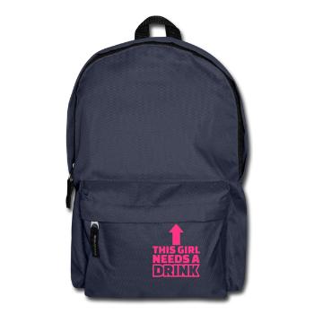 Alkohol - Rucksack - Navy - Vorne