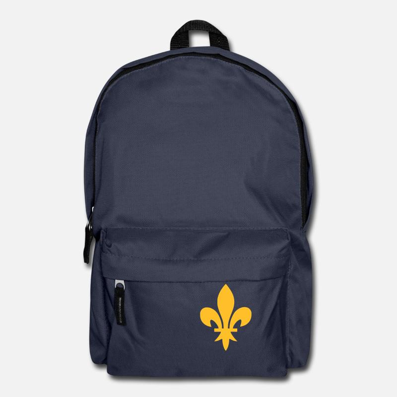 Fleur de lys - Sac à dos - bleu marine