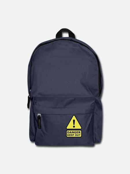 Danger Keep Out - Rucksack - Navy