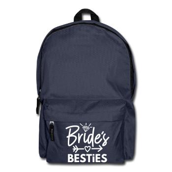 Équipe de mariée JGA cadeau de demoiselle d'honneur de célibataire - Sac à dos - bleu marine - Devant