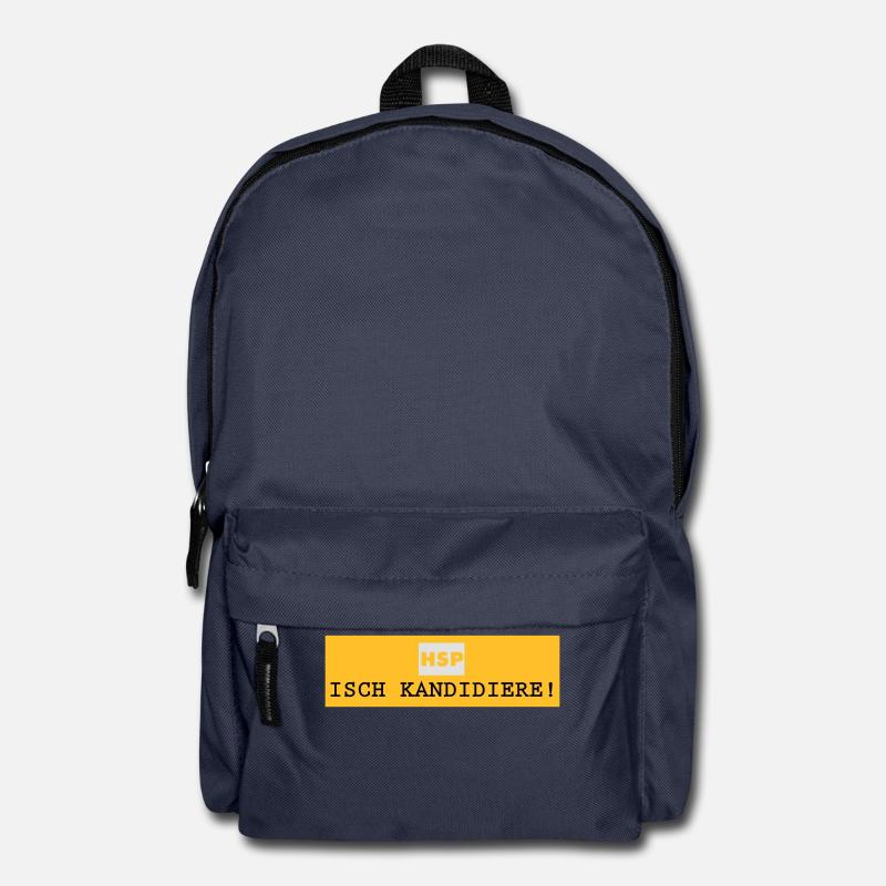 HSP_Isch kandidiere - Rucksack - Navy