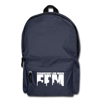 FFM - Frankfurt am Main - Rucksack - Navy - Vorne