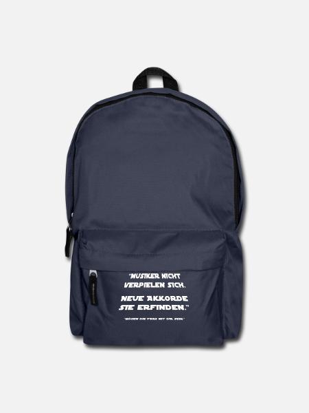 Musiker nicht verspielen sich... - Rucksack - Navy