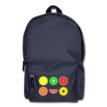 DIGITAL FRUITS - Digital Hipster fruits - Backpack - navy - Front
