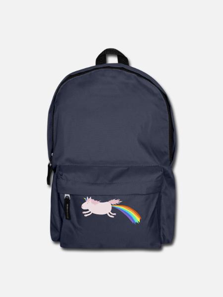 Regenbogeneinhorn - Rucksack - Navy