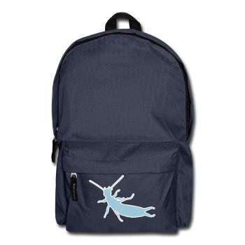 Les perce-oreilles (2 couleurs) vecteur - Sac à dos - bleu marine - Devant