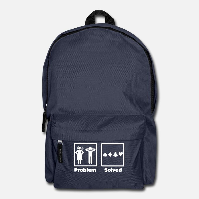 problem solved poker pokern - Rucksack - Navy