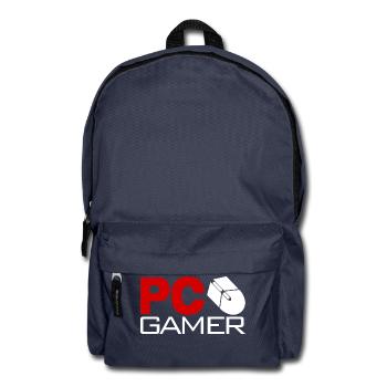 PC Gamer Computer Gaming idée cadeau - Sac à dos - bleu marine - Devant