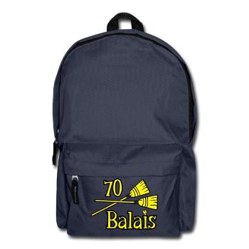 70 Jahre Besen - Rucksack - Navy - Vorne