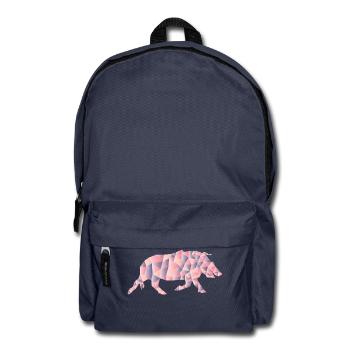 Boeuf taureau motif motif motif idée de cadeau - Sac à dos - bleu marine - Devant