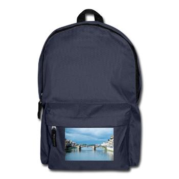 Bridges of Florence Italy IV - Backpack - navy - Front