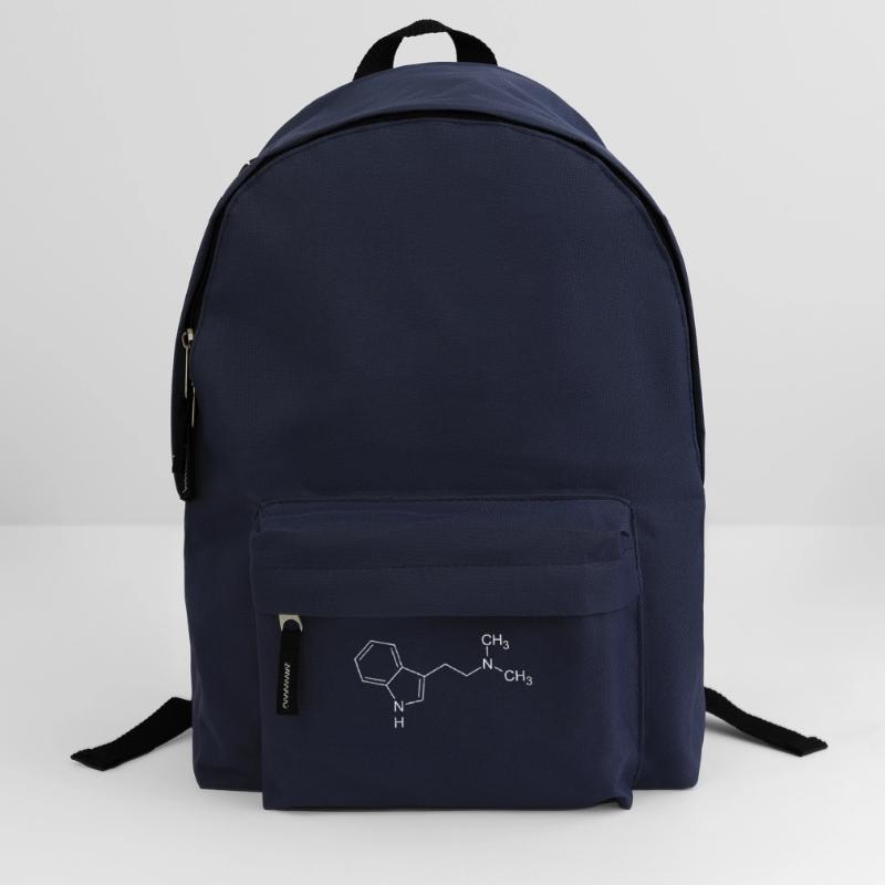 DMT dimethyltryptamine structural formula Backpack