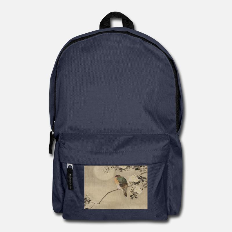 Asiatischer Vogel - Rucksack - Navy