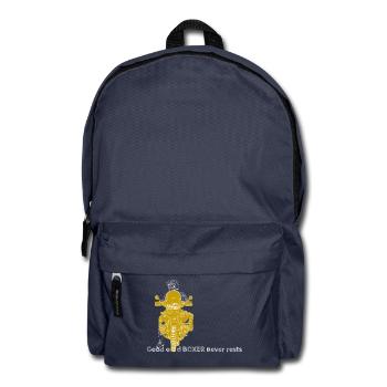 Boxer - travel enduro motorcycle with driver - Backpack - navy - Front