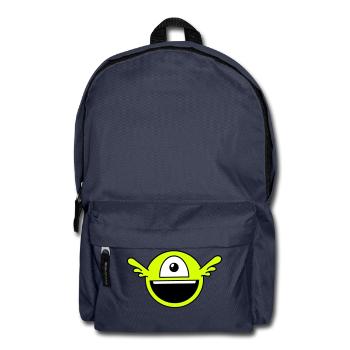 Lustiges Einäugiges Alien - Rucksack - Navy - Vorne