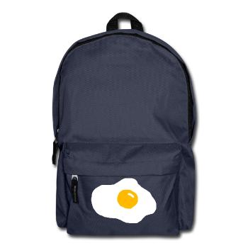 fried egg - Backpack - navy - Front