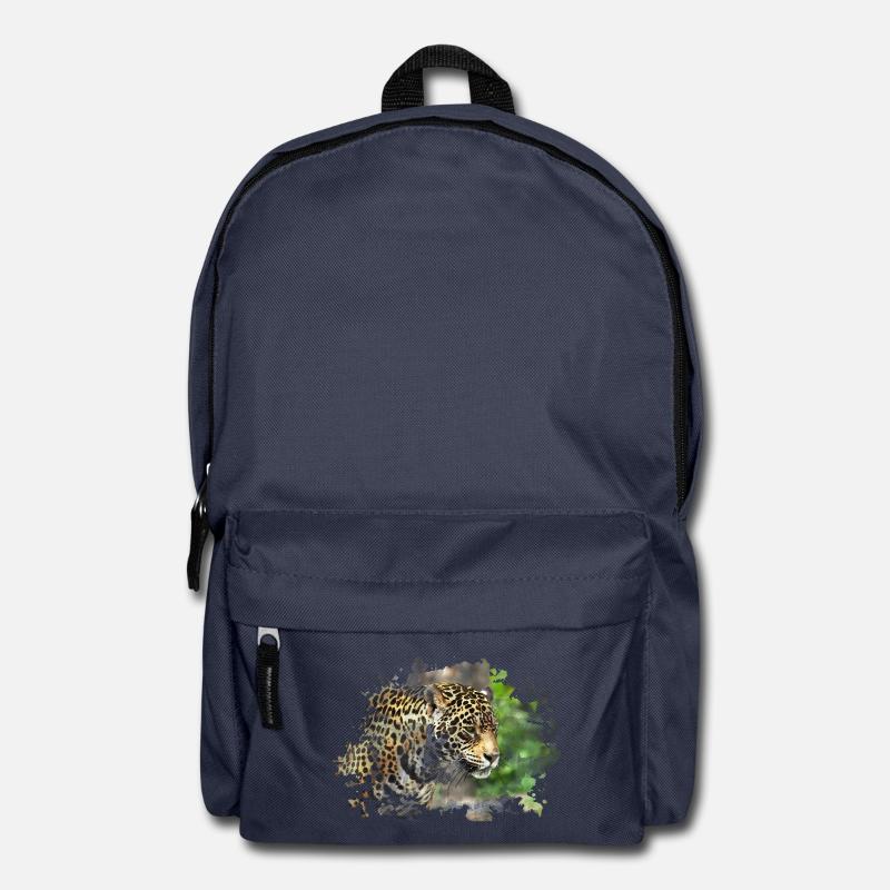 Léopard - Sac à dos - bleu marine