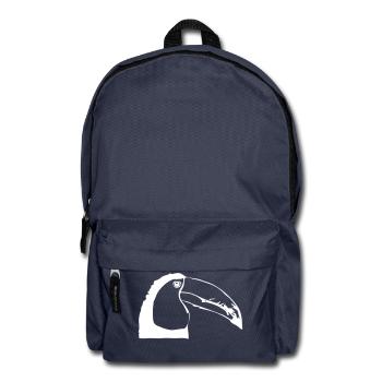 Toucan in profile - Backpack - navy - Front