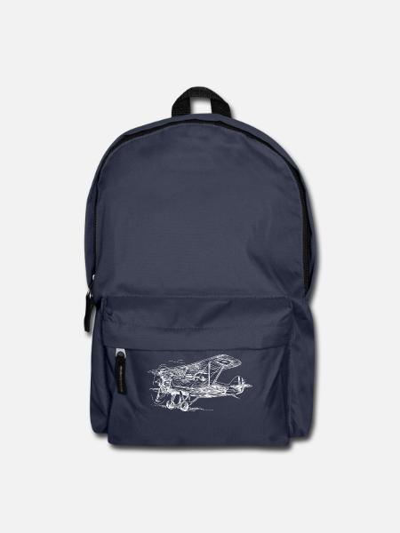 Flugzeug - Rucksack - Navy