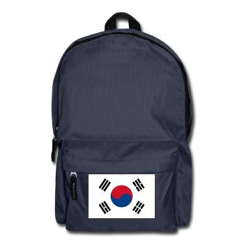 Drapeau de la Corée du Sud - Sac à dos - bleu marine - Devant
