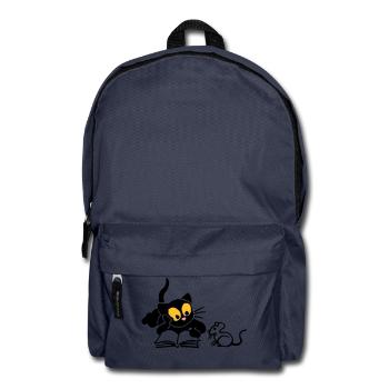 Kitten Lese - Rucksack - Navy - Vorne
