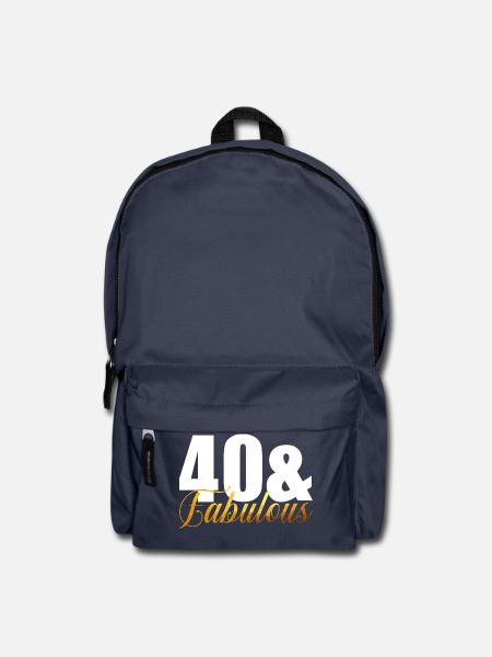 40 & fabelhaft - Rucksack - Navy
