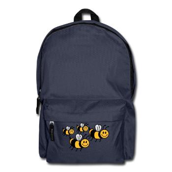 Jolie petite famille d'abeilles - Sac à dos - bleu marine - Devant