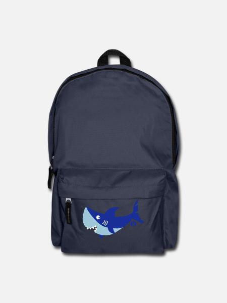 Shark - shark - shark (3 c) - Sac à dos - bleu marine