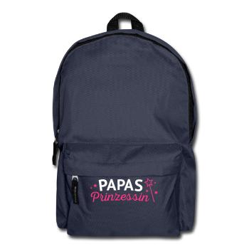 Papas Prinzessin - Rucksack - Navy - Vorne