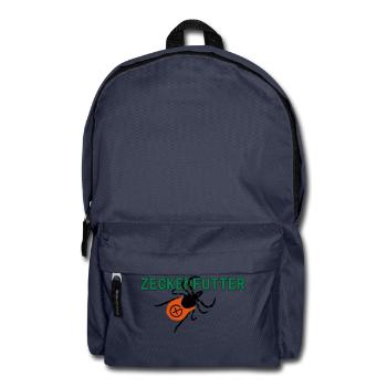 Zeckenfutter - Rucksack - Navy - Vorne