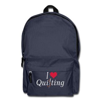 QUILTING - Backpack - navy - Front