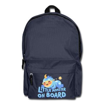 Cute Baby Monster - Backpack - navy - Front