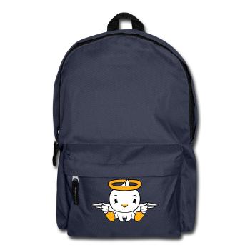 Bird Duck Angel Sky Halo Holy Sweet - Backpack - navy - Front