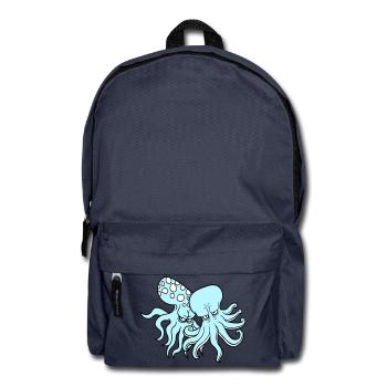 2 Nasty Octopus Octopus Squid Cephalopod Team - Backpack - navy - Front