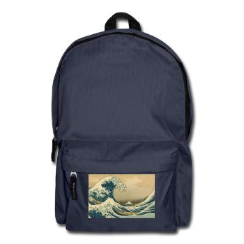 vague - Sac à dos - bleu marine - Devant