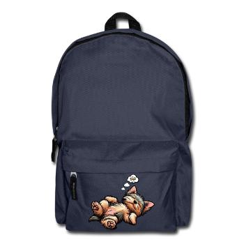 Yorkshire Terrier Yorkie Yorkie Owner Yorkies - Backpack - navy - Front